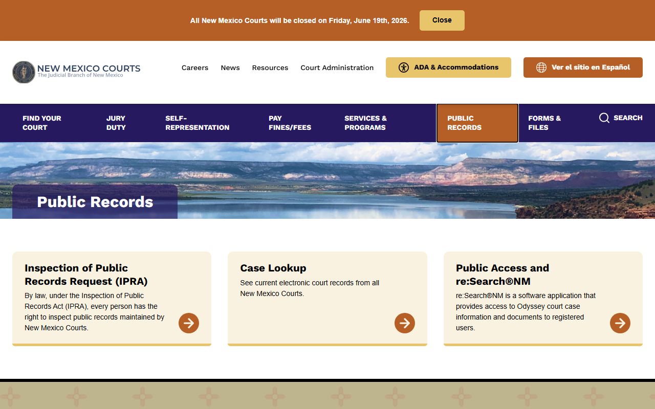 Doña Ana County District Court Clerk New Mexico Courts public records