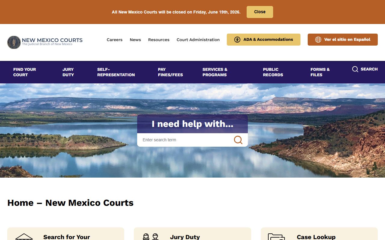 Doña Ana County District Court Clerk New Mexico Courts main site
