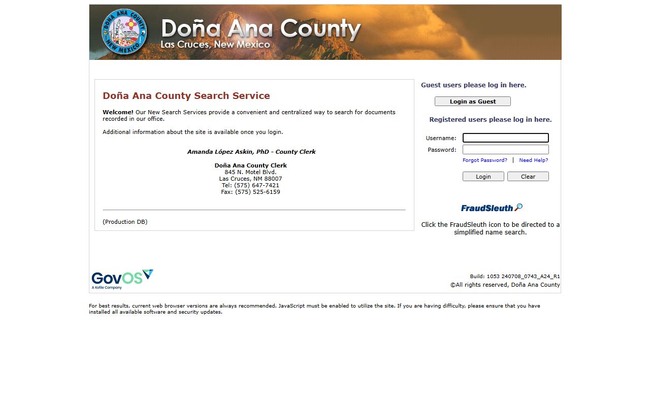 Doña Ana County marriage and divorce records older portal
